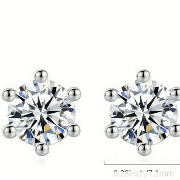 SEVENDEGREE 925 Sterling Silver Round Earrings - Picture 4 of 7